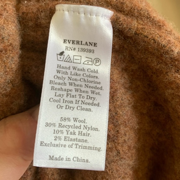 EverlaneTurtleneck Sweater Brown 🌴 - Picture 6 of 7